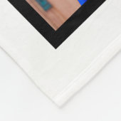 Custom stolzer Vater des Absolventen 11 Foto Colla Fleecedecke (Ecke)