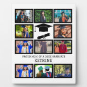 Custom stolzer Vater des Absolventen 11 Foto Colla Fotoplatte (Vorderseite)