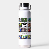 Custom stolzer Vater des Absolventen 11 Foto Colla Trinkflasche (Rückseite)