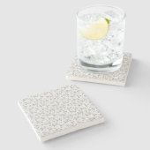 Custom Stone Drink Untersetzer | Zuhause Gift Idea (Seitenansicht)