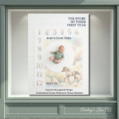 Custom Storybook Magic Enchanted Forest Milestone  Fleecedecke