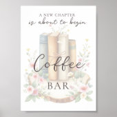 Custom Storybook Wildblume Coffee Bar Poster (Vorne)