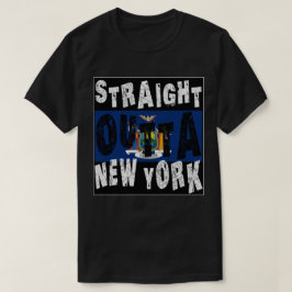 CUSTOM Straight Outight New York Meme T-Shirt