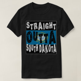 CUSTOM Straight Outta South Dakota Meme T-Shirt