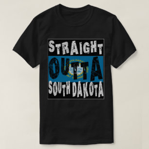 CUSTOM Straight Outta South Dakota Meme T-Shirt