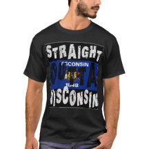 CUSTOM Straight Outta Wisconsin Meme T-Shirt
