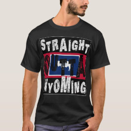 CUSTOM Straight Outta Wyoming Meme T-Shirt