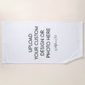 Custom strandtuch (Vorderseite)