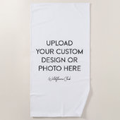 Custom strandtuch (Vorderseite)