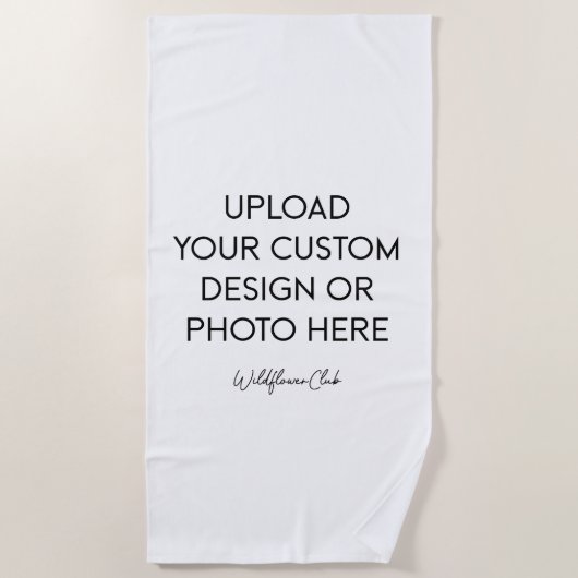 Custom strandtuch (Vorderseite)