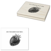 Custom Strawberry Briefmarke Gummistempel (Stempel)