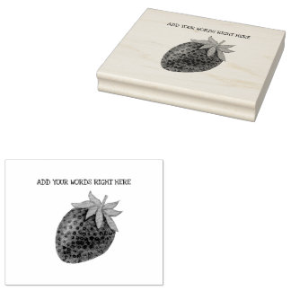 Custom Strawberry Briefmarke Gummistempel