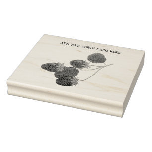 Custom Strawberry Briefmarke Gummistempel