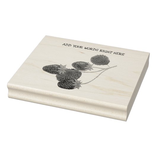 Custom Strawberry Briefmarke Gummistempel (Stempel)