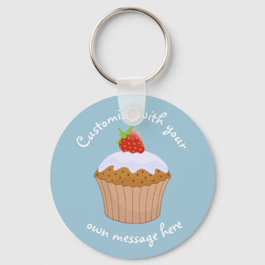 Custom Strawberry Bun Schlüsselanhänger (Vorderseite)