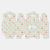 Custom Strawberry Gingham Birthday Geschenkschachtel (Ungeklappt)