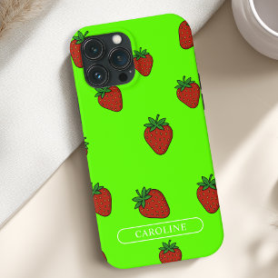 Custom Strawberry Green Case-Mate iPhone Hülle
