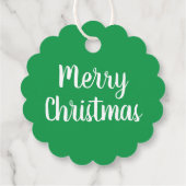 Custom Striped Christmas Kitchen Holiday Geschenkt Geschenkanhänger (Rückseite)