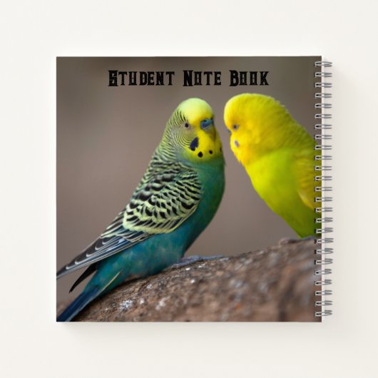 Custom Student Note Book Writing Spiral Notebook Notizblock (Rückseite)