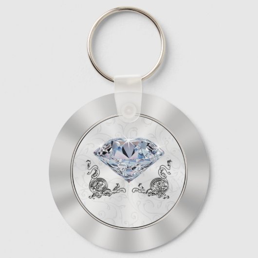 Custom Stunning yet Cheap Diamond Wedding Favors Schlüsselanhänger (Rückseite)