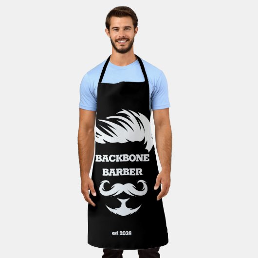 Custom Stylish Barber Shop Schürze (Getragen)