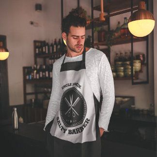Custom Stylish Barber Shop Schürze