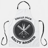 Custom Stylish Barber Shop Schürze (Vorderseite)