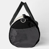 Custom Stylish Black Beige Traum glauben erreichen Duffle Bag (Rechts)