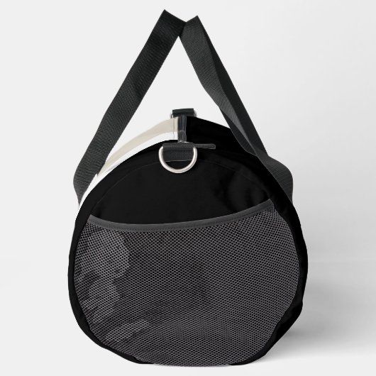 Custom Stylish Black Beige Traum glauben erreichen Duffle Bag (Rechts)