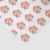 Custom Stylish Floral Gift Seidenpapier (Ausschnitt)