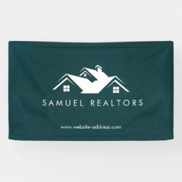 Custom Stylish Modern Real Estate Home Logo Banner