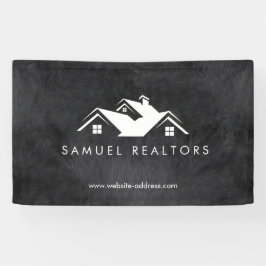 Custom Stylish Modern Real Estate Home Logo Banner