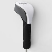 Custom Stylish Script Name Golf Clubs Headcover (angewinkelt)