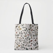 Custom Stylish Whimsical Botanical Vine Carryall  Tasche (Vorderseite)