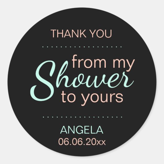 Custom Sugar Scrub Brautparty Bevorzugen Mason Jar Runder Aufkleber (Vorderseite)