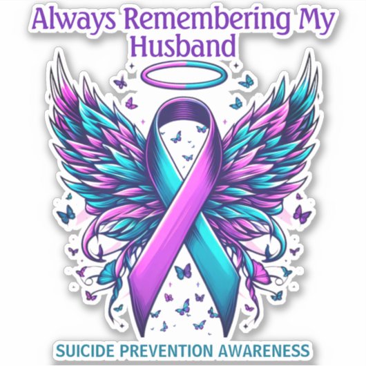 Custom Suicide Prevention Awareness Memorial Aufkleber (Vorderseite)