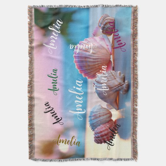 Custom Summer Beach Elegant Decke (Vorderseite Vertikal)