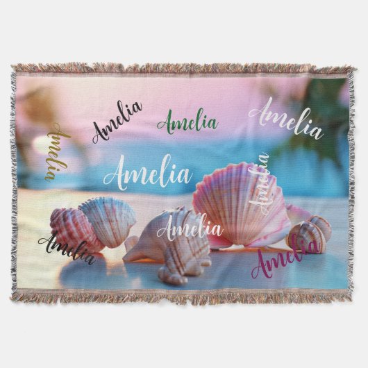 Custom Summer Beach Elegant Decke (Vorderseite)