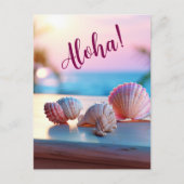 Custom Summer Beach Elegant Postkarte (Vorderseite)