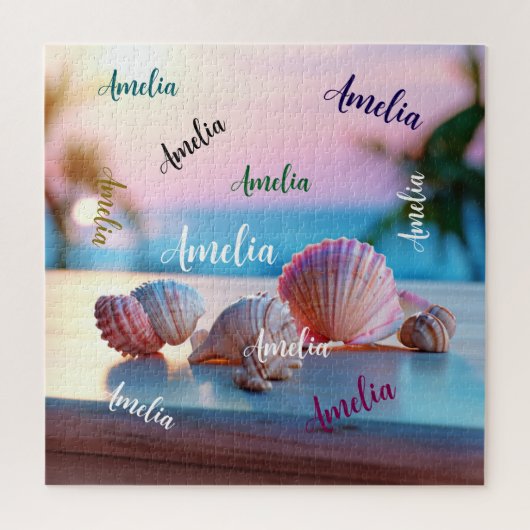 Custom Summer Beach Elegant Puzzle (Vertikal)