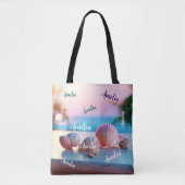 Custom Summer Beach Elegant Tasche (Vorderseite)
