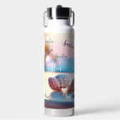 Custom Summer Beach Elegant Trinkflasche (Vorderseite)