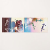 Custom Summer Beach Elegant Yogamatte (Vorderseite (Horizontal))