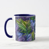 Custom Summer Breeze Tropical Beach Palms Tasse (Links)
