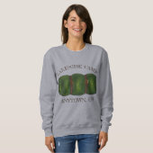 Custom Summer Camp Sleeping Bag Roll Camping Sweatshirt (Vorne ganz)