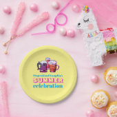 Custom Summer Celebration BIERS Pappteller (Party)