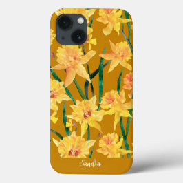 Custom Summer Daffodil Muster Case-Mate iPhone Hülle