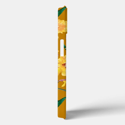 Custom Summer Daffodil Muster Case-Mate iPhone Hülle (Rückseite / Rechts)