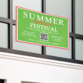 Custom Summer Food Truck Festival Event Banner (Äußeres Gebäude)