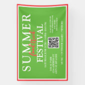 Custom Summer Food Truck Festival Event Banner (Vertikal)